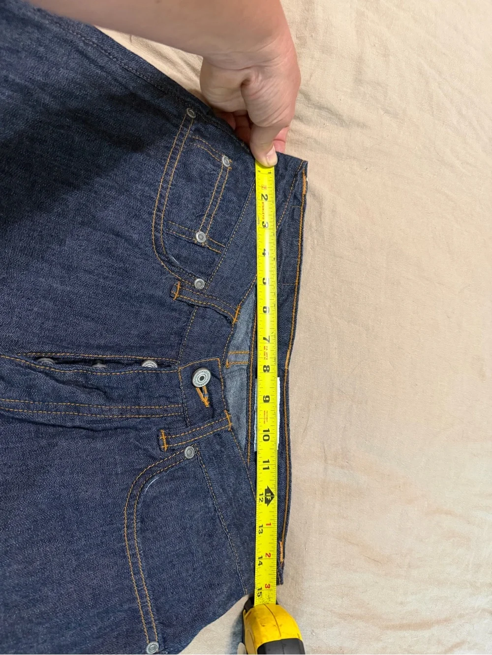 GUSTIN Men's  Slim Fit Raw Selvedge Denim Jeans Super Light NWOT waist 30